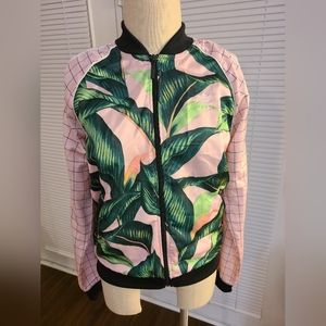 Sz M Adidas x Farm Rio Palm Leaf Superstar jacket